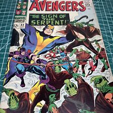 The Avengers #32 (1966) KEY 1st Sons of the Serpent Black Goliath Mid Grade picture
