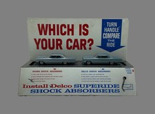 1962 Chevy Impala AC Delco Shock Absorber Display Dealer Sign Chevrolet SS Promo picture