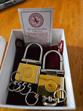 23k Gold plated Keychains w/ Detachable Keyrings, Lee Publications Advertising picture
