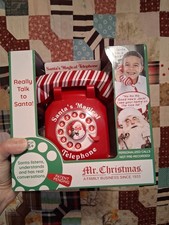 🌲Mr. Christmas Santa’s Interactive AI Magical Telephone  New PHONE 60 MIN🎅🎅 picture