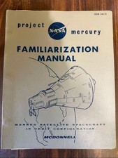 RARE Original Nasa Astronaut Project Mercury FAMILIARIZATION MANUAL - McDonnell picture