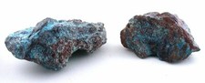388 Gram Two QUANTUM QUATTRO SILICA CHRYSOCOLLA CABOCHON GEMSTONE ROUGH EBS4293 picture