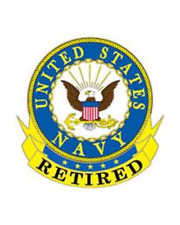 US Navy Retired XLG Pin 1.5/8 INCH picture