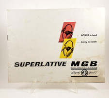 Vintage 1963 British Motor Corporation Superlative MG Dealer Brochure F/VF Cond picture