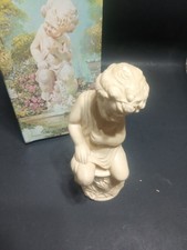 OLD VINTAGE AVON POMANDER- FLORENTINE CHERUB ROOM FRAGRANCE w/ Box 7