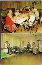 NESHANIC, New Jersey Postcard FOOTHILL ACRES NURSING HOMES - 2 Views c1960s picture