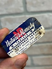 Vintage Nature's Remedy NR Tablets Laxative Advertising Tin w/ Orig. Contents picture