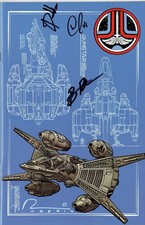 The Last Starfighter #1 Gun Star Variant by Chad Hardin 4xSIGNED picture