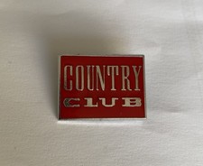 Big Country Fan Club Country Club 80s Vintage Red Enamel Badge Pin RARE  picture
