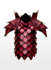 Leather Body Armour Red Weave  Larp Halloween gifts Cosplay costume  SCA LARP picture