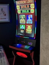 AMAZING  Dragon Link Slot Machine 4 games in 1, 46” curved screen,full cabinet picture