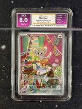 2024 Temporal Forces Minccino 182/162 Illustration Rare Holo - C3 Grading 8 picture