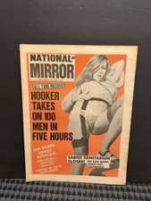 1971 National Mirror Newspaper, Hooker Takes on 100 Men (10W) picture