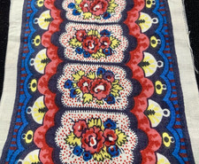 vintage French Provencal fabric border 4.75