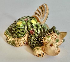 Vintage Artesanía Rinconada Classic Series Baby Dragon Figurine SIGNED picture