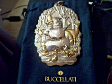 1997 BUCCELLATI Sterling Silver/Gold Accents 