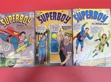 Superboy #50 #65 #72 DC Comics 1956-1959 Silver Age Lot of 3 Vintage Comics (10) picture