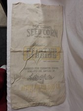 Vintage Pfister Hybrid Arthur Walter Seed Sack Bag Cloth Hybrid Corn Illinois picture