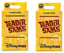 Disney Parks Trader Sam's Mystery Pin Pack Box Set of 2 Sams Sealed - NEW picture