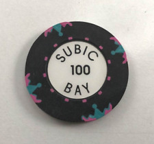 Vintage SUBIC BAY PHILIPPINES 100 Casino Gaming Casino Chip picture