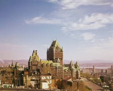 The Ch�teau Frontenac a grand hotel Quebec City Quebec Canada 1960- Old Photo picture