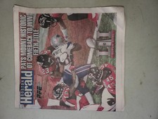 New England Patriots Boston Herald Newspaper EPIC Super Bowl Champs Newspaper picture