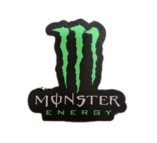 Monster Energy Light-Up Logo Advertising Sign Black Green White picture