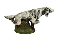 Vintage Rubal Co New York Metal English Setter Dog Bottle Opener picture