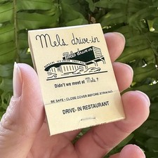 Vintage Mel's Drive In Restaurant Matchbook San Francisco CA Advertising Matches picture