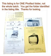 Sams PhotoFact set 439 folder 15 Sylvania models 1107 2108 ch. 1-629-1, -2 picture
