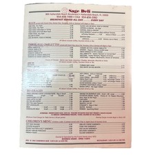 Deli Menu: Miami Area Sage Deli For Foodie Collectors picture