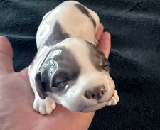 Pre-1923 Royal Copenhagen Basset Hound Puppy Porcelain Figurine “Adopt Me” picture