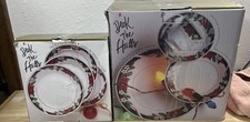 Vintage Tienshan Fine China - Christmas Holiday - Deck The Halls - 20 Piece Set picture