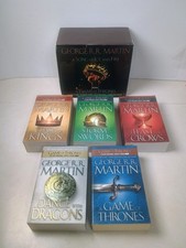 George R. R. Martin's 5-Book box Set A Game of Thrones  (Song of Ice and Fire) picture