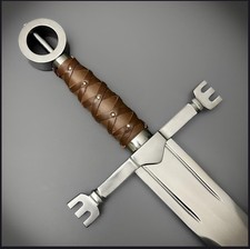 Hand Forged Gallow Glass High Carbon Steel Medieval Sword Irish Short Sword picture