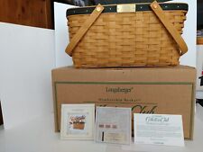 Longaberger CC 2003 Membership Charter Member Basket with Box, Liner, Protector picture