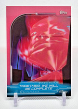 2026 Topps Chrome Disney #TRON-2 Together, We Will Be Complete Tron Tek Red 4/5 picture