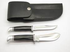 Vintage 1973-80 Buck 104 Twin Set 103 102 Fixed Blade Sportsman Hunting Knife picture