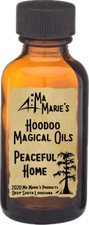 Ma Marie's Peaceful Home Conjure Oil End Strife Tempers Anger Hoodoo 1 Oz. picture