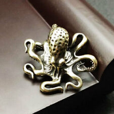 Brass Octopus Figurines Small Statue House Decoration Animal Figurines Gift picture