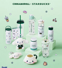 Starbucks Philippines Limited Sanrio Cinnamoroll Tumbler Bottle Glass Mug Plush  picture
