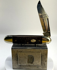 Cripple Creek old Fort Bouulers Des Flandres  1-Blade Pocketknife  Jig Bone A54 picture