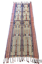 Antique Mid-Century Sumba Pahikung Ikat Hand Woven Traditional Wall Tapestry picture