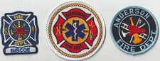 Anderson, Harrisburg & Biscoe NC Fire patches shipped from Australia picture