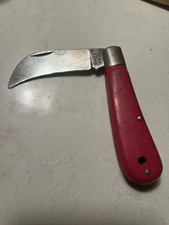 Vintage 1945-83 Boker 9215R USA Hawkbill Pruner Folding Pocket Knife Great Snap picture