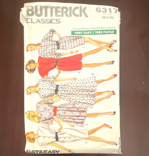 Butterick Classics 6317 Vintage Original Women’s Misses’ Dress Pattern Sz 6-10 picture