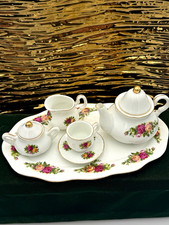 Royal Albert Old Country Roses Miniature Tea Set - BRAND NEW with Original Box picture