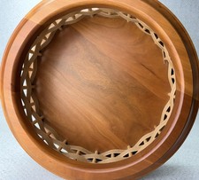 Berea College Woodcraft Woven Basket Bowl 12
