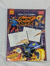 RARE Vintage Marvel Comics - 1996- How To Draw GHOST RIDER - Walter Foster picture