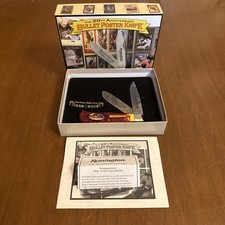 Remington 20th Anniversary Bullet Poster Trapper Knife R1128 W/ Box And Papers picture